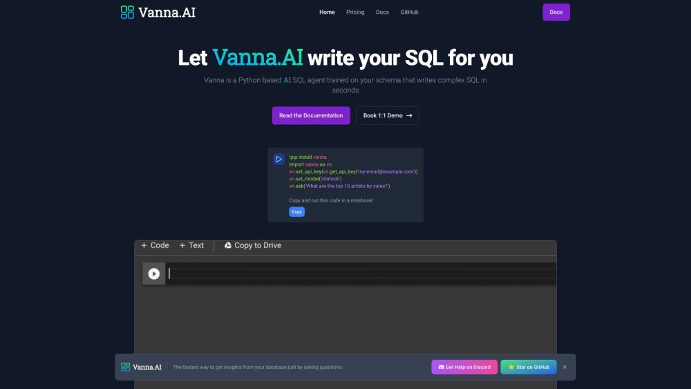 Vanna：您的AI商业智能助手