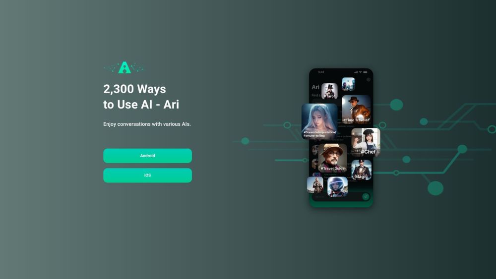 2,300种使用人工智能的方法 - Ari