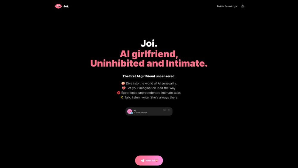 Joi - 人工智能女友，尽享福利