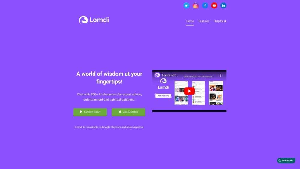 Lomdi AI 聊天机器人